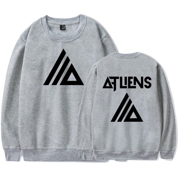 Atliens Merch Logo Sweatshirts For Men And Women Stylish Crew Neck Casual Long Sleeve Pullovers