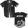 thumbnail image 1 of Atliens merch tour tshirt short sleeve V neck tshirt  For EDM Festivals tshirt  unisex tops, 1 of 5