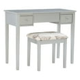 thumbnail image 1 of Atlin Designs 2 Piece Transitional Wood Bedroom Vanity Set in Silver, 1 of 17