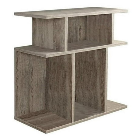 Atlin Designs 24" Accent End Table in Dark Taupe