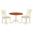 thumbnail image 1 of Atlin Designs 3-piece Wood Kitchen Table Set in Buttermilk/Cherry, 1 of 5