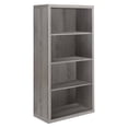 thumbnail image 1 of Atlin Designs 4 Shelf Bookcase with Adjustable Shelf in Dark Taupe, 1 of 5