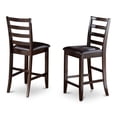 thumbnail image 1 of Atlin Designs 42" Leather Bar Stools in Cappuccino (Set of 2), 1 of 3