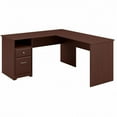 thumbnail image 1 of Atlin Designs 60W L Shaped Computer Desk with Drawers in Harvest Cherry, 1 of 7