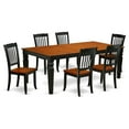 thumbnail image 1 of Atlin Designs 7-piece Dining Set with Rectangular Table in Black, 1 of 6