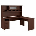 thumbnail image 1 of Atlin Designs 72W L Shaped Computer Desk with Hutch and Drawers, 1 of 7
