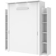 thumbnail image 1 of Atlin Designs 79" Full Murphy Bed and 2 Storage Units in White, 1 of 11