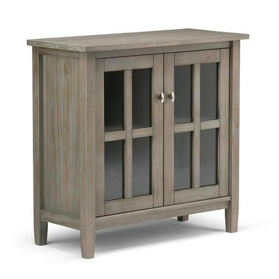 Atlin Designs Accent Cabinet in Distressed Gray