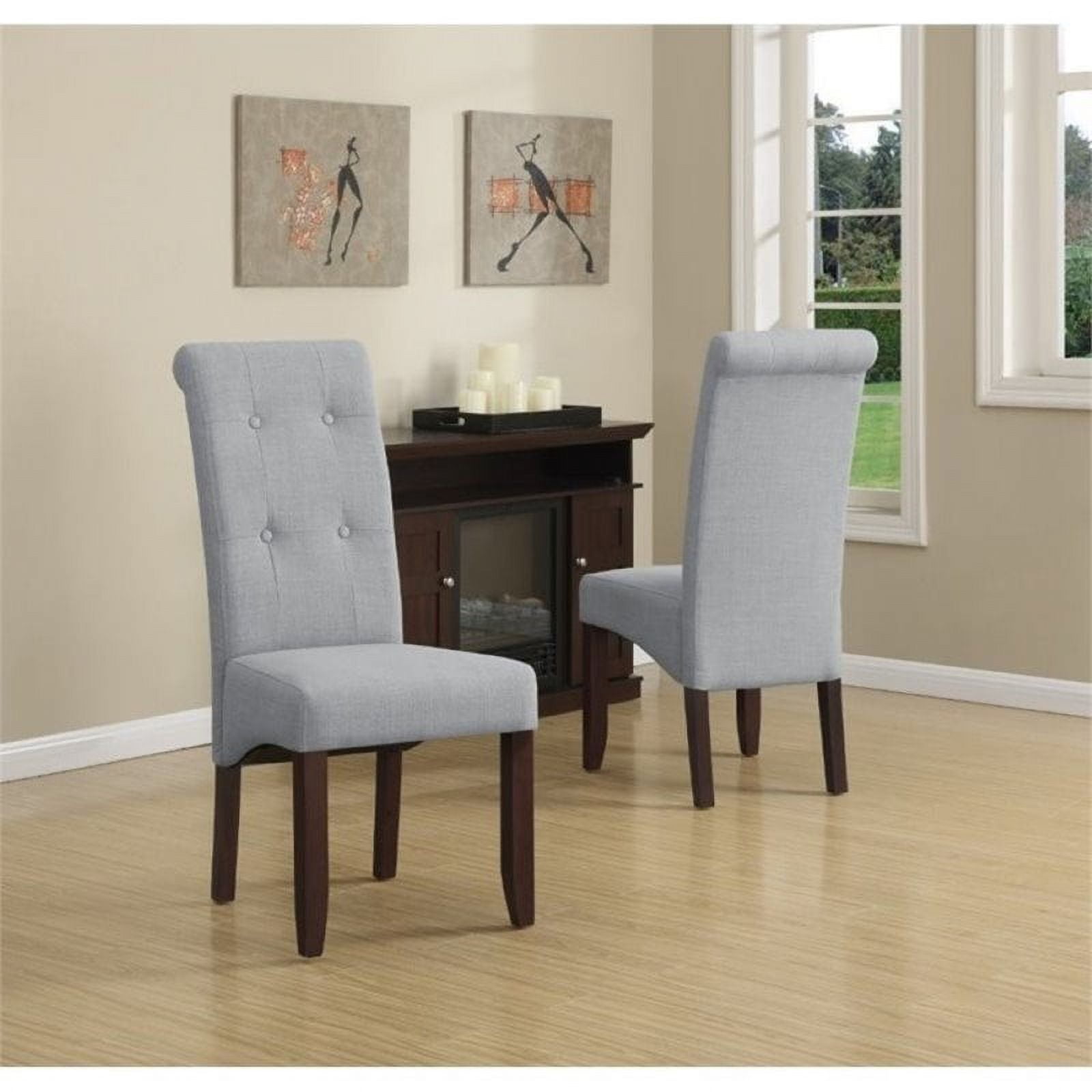 Dove gray 2024 dining chairs