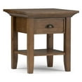 thumbnail image 1 of Atlin Designs End Table in Rustic Natural Aged Brown, 1 of 5
