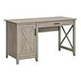 thumbnail image 1 of Atlin Designs Farmhouse Wood Computer Desk with Storage in Gray, 1 of 9