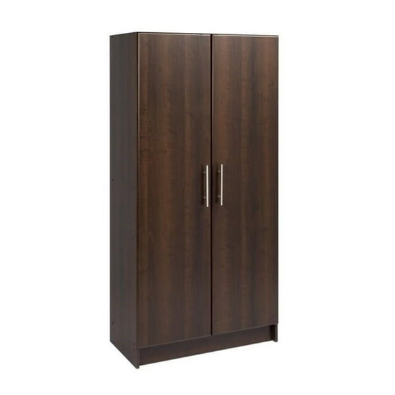 Atlin Designs Mid-Century Wood Storage Cabinet in Rich Espresso