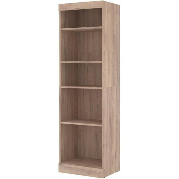 Atlin Designs Modern 25" Shelving Unit in Rustic Brown