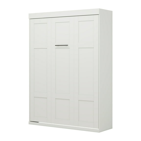 Atlin Designs Modern 65-inch Queen Murphy Bed Sturdy in White