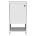 thumbnail image 1 of Atlin Designs Modern Metal Free Standing Vanity Cabinet in White, 1 of 6