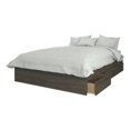 thumbnail image 1 of Atlin Designs Modern Wood 3-Drawer Full Size Storage Platform Bed in Bark Gray, 1 of 8