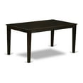 thumbnail image 1 of Atlin Designs Rectangular Solid Wood Dining Table in Cappuccino, 1 of 3