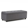 thumbnail image 1 of Atlin Designs Storage Bench in Gray, 1 of 5