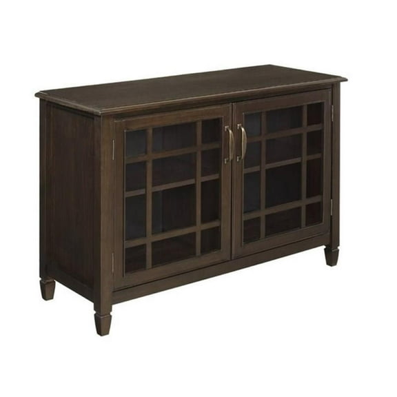 Atlin Designs Storage Cabinet in Dark Chestnut Brown