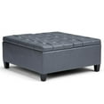 thumbnail image 1 of Atlin Designs Storage Coffee Table Ottoman in Stone Gray, 1 of 5