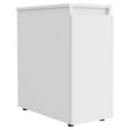 thumbnail image 1 of Atlin Designs Wood Bathroom Storage Cabinet with Liftable Top in White, 1 of 13