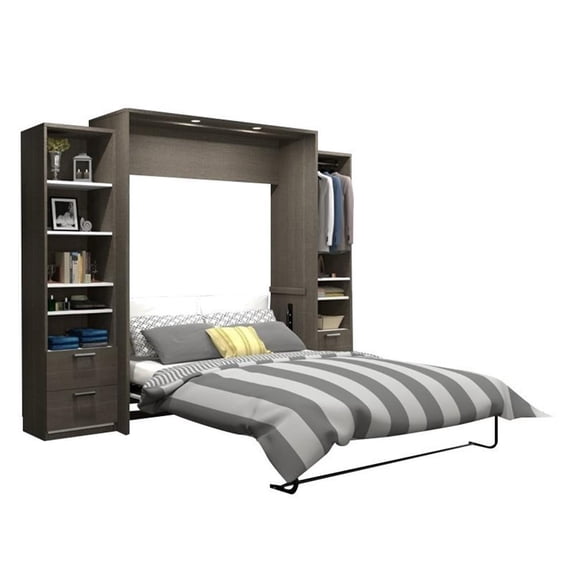 Illustration of Grey And White Murphy Bed Designs