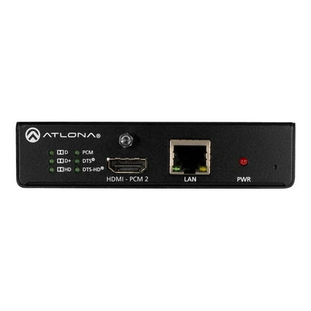 Atlona - 4K HDR Multi-Channel Digital to Two-Channel Audio Converter - Black