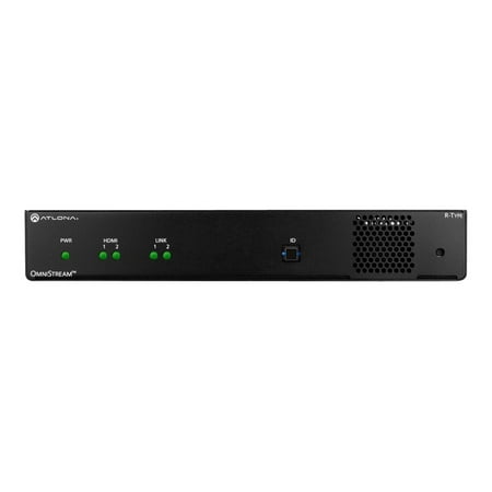 Atlona - OmniStream R-Type Dual-Channel Networked AV Encoder - Black
