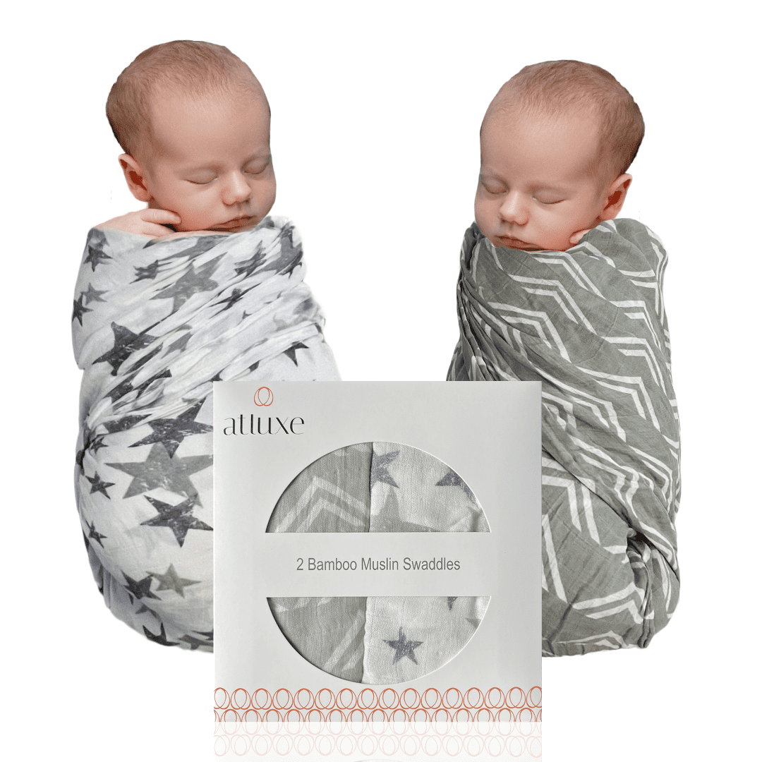 Parent s Choice Single Pack Muslin Swaddle Elephant Stars Blue Walmart