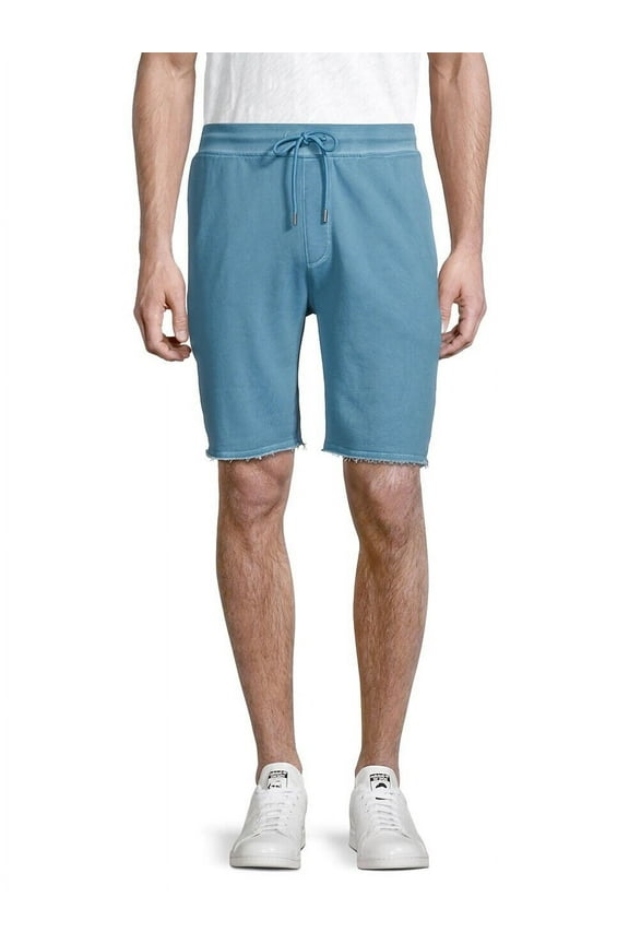 Anthony Thomas Melillo Men's Raw Hem Drawstring Shorts Harbor Blue-2XL