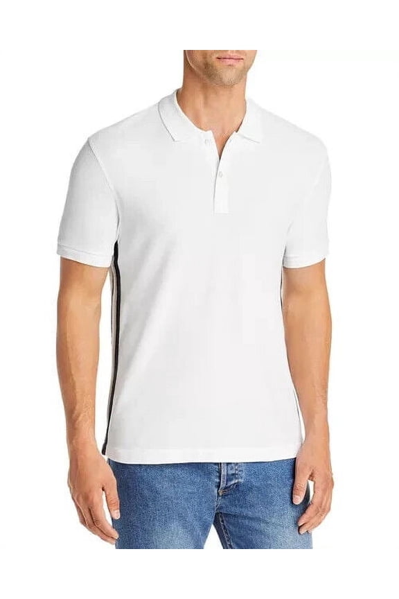 Men's Classic Pique Regular Fit Polo Shirt white Size XL MSRP $150