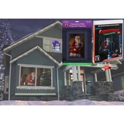 Atmos Christmas Digital Decoration Kit Includes 7 AtmosFX Video Effects for Christmas Plus 48  x 72  Holographic Projection Screen