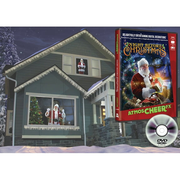 AtmosFX Christmas Digital Decoration DVD - Night Before Christmas