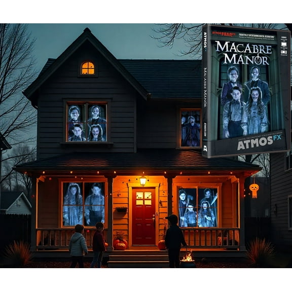 AtmosFX Halloween Digital Decoration DVD - Macabre Manor