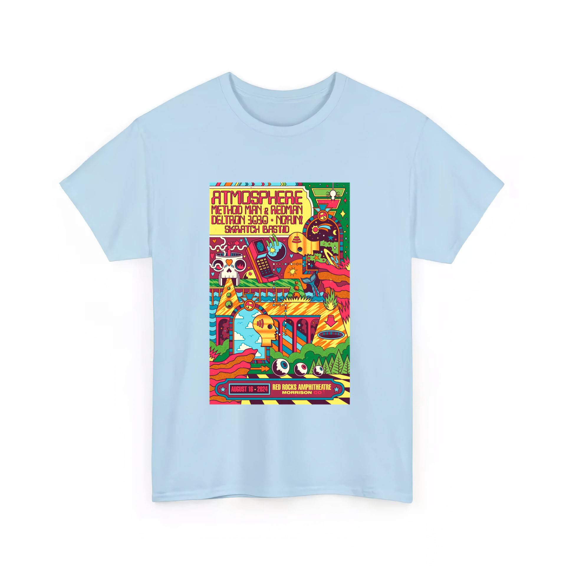 Atmosphere Red Rocks Atmosphere Concert Aug 16th 2024 Red Rocks Amphitheatre Shirt, Size S ...