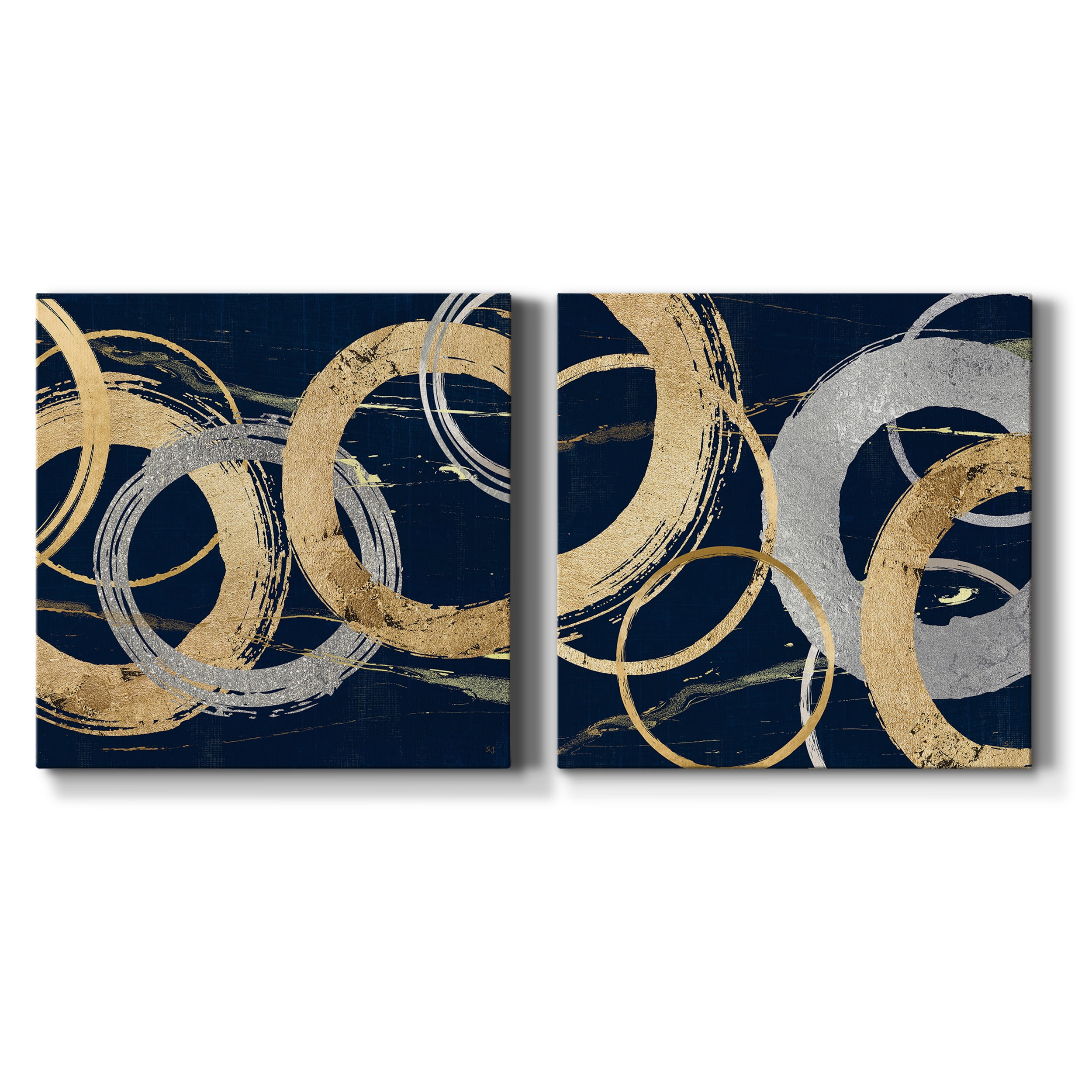 Atmosphere Detail I - Premium Gallery Wrapped Canvas - Ready to Hang Set of 2 - 24 x 24 Each
