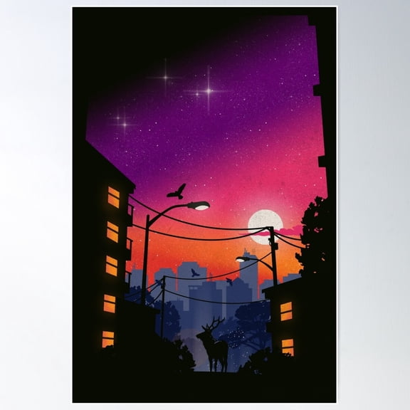 Atmosphere Poster Wall Art, Modern Wall Decor For Living Room Bedroom, 8x12 UNFRAMED