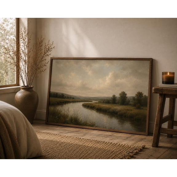 Atmospheric River Landscape Wall Art Print