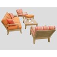 thumbnail image 1 of Atnas 6 Pc Sofa Set: Sofa, 2 Lounge Chairs, Ottoman, Coffee Table & Side Table With Cushions in Sunbrela Fabric #56000 Dolce Mango, 1 of 5