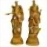 AtoZ India Cart Radha Krishna Statue Made in Brass, Hindu God Religious Figurine Idol, Handmade Big Size Murti in 30 inch Height, Home Decore, Hindu God Statue, Handmade Statue for Temple