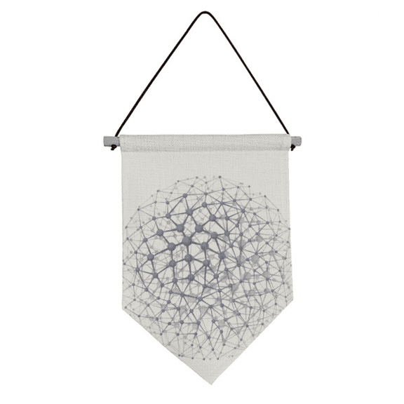 Atoc Structure Physical Illustration Canvas Flag Hanging Wall Art Decor Banner