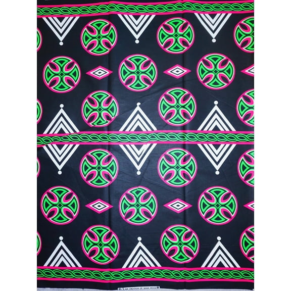 Atoghu Toghu African Fabric by The Yard, Cotton Ankara, Mud Cloth Print, Ndop, Bamileke, Bamenda, Cameroon Traditional Wedding Clothing, Decor, Upholstery, Quilting, Craft, Sewing