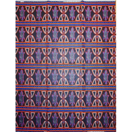 Atoghu Toghu African Fabric by The Yard, Cotton Ankara, Mud Cloth Print, Ndop, Bamileke, Bamenda, Cameroon Traditional Wedding Clothing, Decor, Upholstery, Quilting, Craft, Sewing
