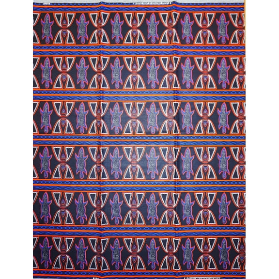 Atoghu Toghu African Fabric by The Yard, Cotton Ankara, Mud Cloth Print, Ndop, Bamileke, Bamenda, Cameroon Traditional Wedding Clothing, Decor, Upholstery, Quilting, Craft, Sewing