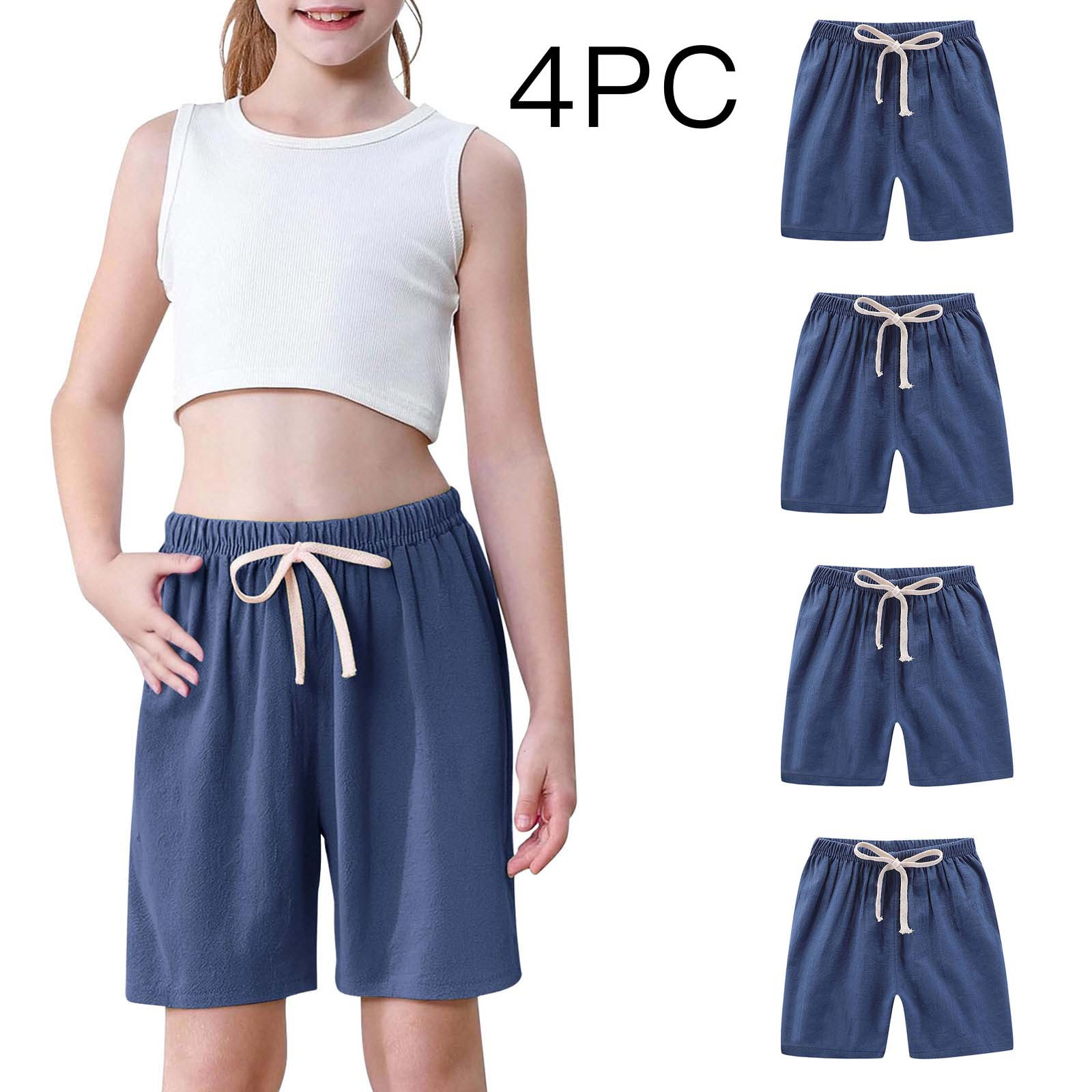 Linen Shorts / T1D Kids Shorts for Summer / linen shorts with pockets, children size 5-14Y