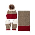 thumbnail image 1 of Atogsazn Baby Boys Girls Winter Knitted Hat Scarf Gloves Set Kids Warm Fleece Lined Hat Scarf Set for Children C-Wine Free Size on Clearance, 1 of 6