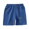 thumbnail image 1 of Atogsazn Baby Boys Jogger Shorts Toddler Casual Athletic Elastic Waist Short Pant Clothes for Boy Blue 2-3 Years, 1 of 5