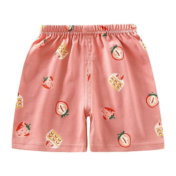 Atogsazn Baby Boys Jogger Shorts Toddler Casual Athletic Elastic Waist Short Pant Clothes for Boy Pink 6-12 Months