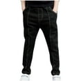 thumbnail image 1 of Atogsazn Boys Casual Jeans Kids Lightweight Elastic Waist Denim Pants Spring Fall Clothes Fashion A-Black 5-6 Years, 1 of 9