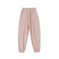 thumbnail image 1 of Atogsazn Boys Jogger Pants Children's Elastic Waist Windproof Sweatpants Spring Fall Sports Clothes B-Pink 13-14 Years, 1 of 4